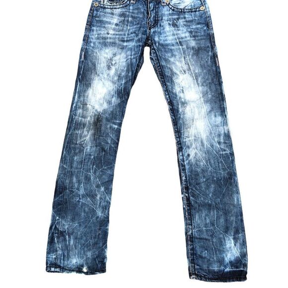 True Religion Jeans Size 29 RICKY SUPER T Blue - Picture 7 of 15